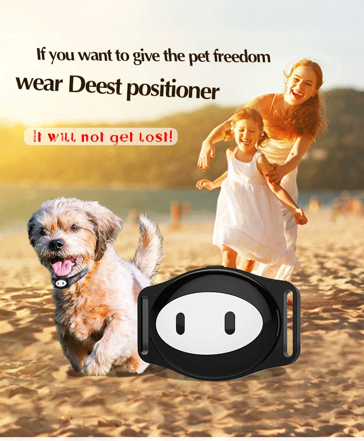 Mini Waterproof Dog GPS Tracker For Cats Pets With Collar Original Box 4 Frequency GPRS GPSLBS Location Free APP Free Shipping